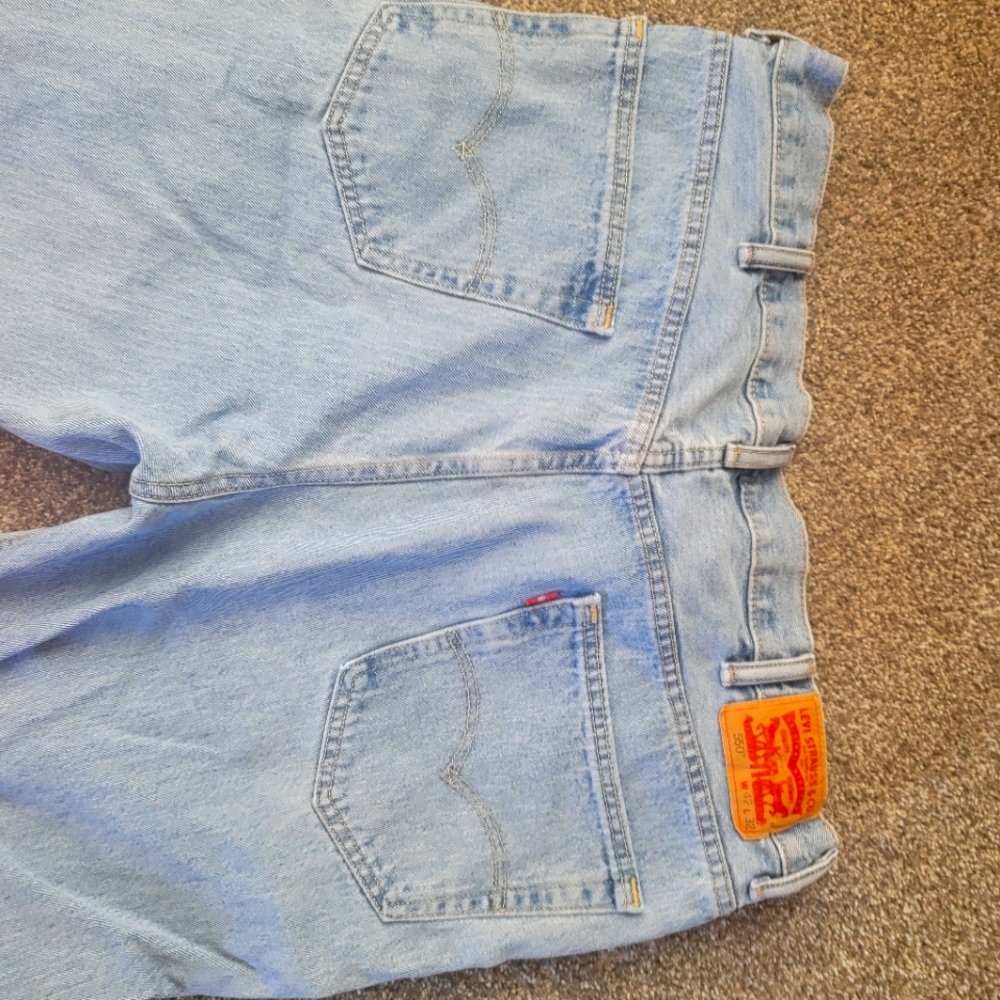 Levi Strauss Mens Lightwash Jean's 550